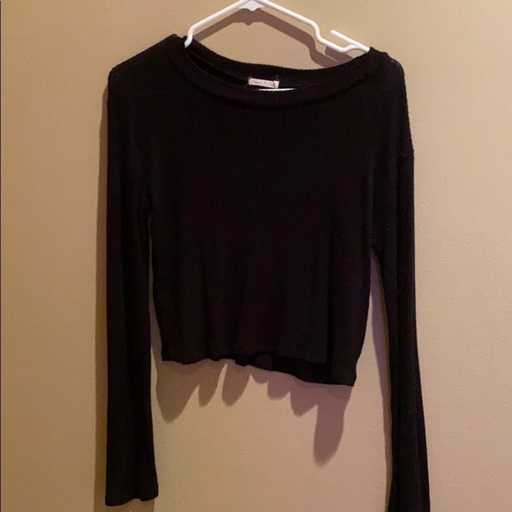 Black Long Sleeve Fashion Nova Top
